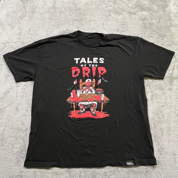 Planet of the Grapes Shirt Crewneck‎ Mens Black Size 3XL - Picture 1 of 6